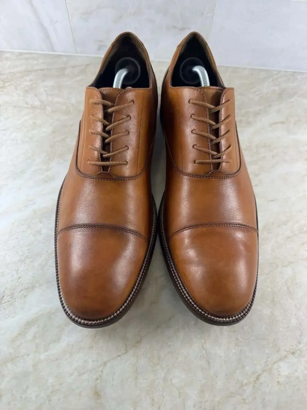 Cole Haan Williams Cap Toe Oxford Dress Shoes Brown Leather Men’s 11.5M